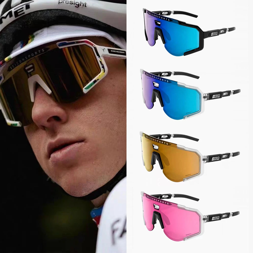 AURA™ – Scicon Aeroscope Performance Cycling Glasses (Pink)