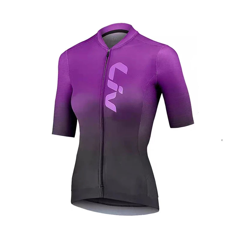 LIV Women’s Summer Cycling Jersey & Bib Shorts | Quick-Dry, Breathable Bike Kit
