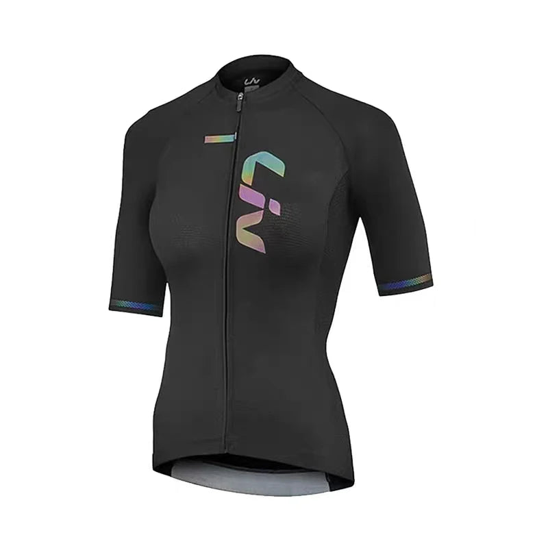 LIV Women’s Summer Cycling Jersey & Bib Shorts | Quick-Dry, Breathable Bike Kit