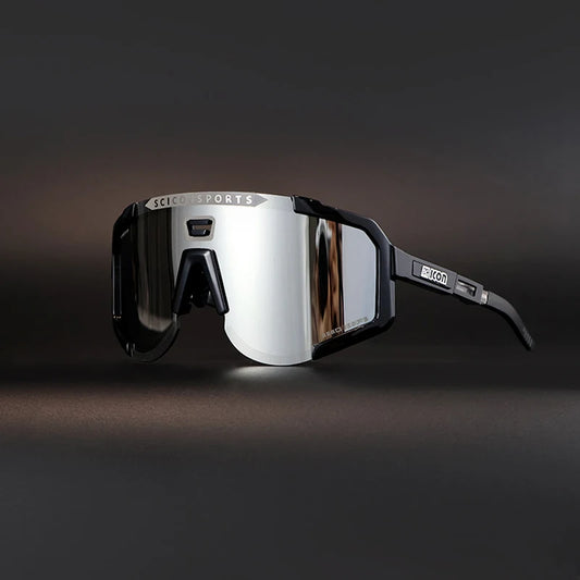 AURA™ – Scicon Aeroscope Performance Cycling Glasses (Dark Black)